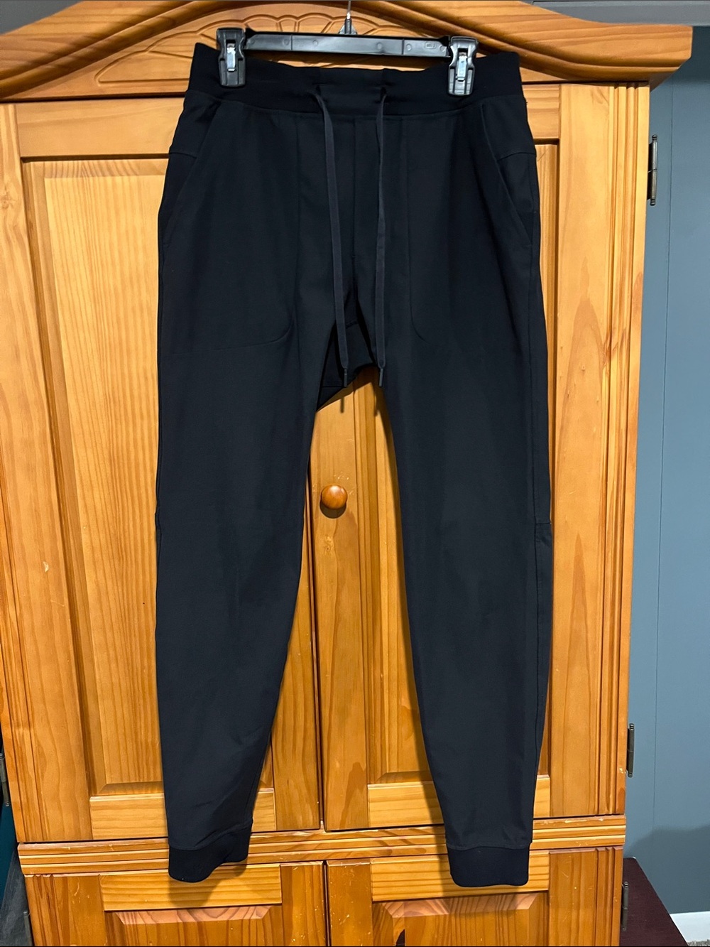 lululemon athletica Black Men's Joggers with Drawstring